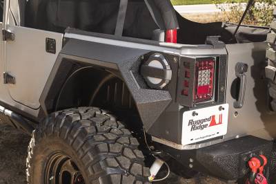 Rugged Ridge - Rugged Ridge 11615.02 XHD Armor Fenders - Image 2