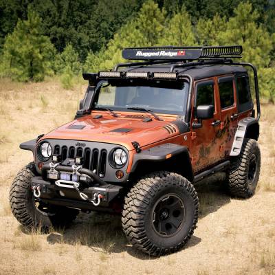 Rugged Ridge - Rugged Ridge 11640.10 Flat Pocket Fender Flare Set - Image 4