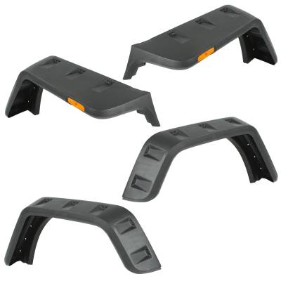 Rugged Ridge - Rugged Ridge 11640.25 Hurricane Fender Flare Kit - Image 1