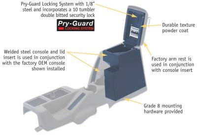 Tuffy Security Products - Tuffy Security Products 062-01 Security Console Insert - Image 3