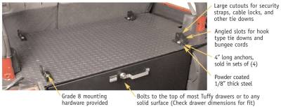 Tuffy Security Products - Tuffy Security Products 159-01 Tuffy Modular Gear Anchors - Image 5