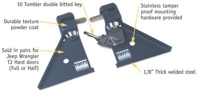 Tuffy Security Products - Tuffy Security Products 043-01 Security Door Locker - Image 2
