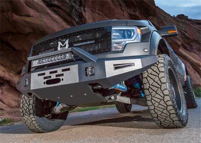 ICI (Innovative Creations) - ICI (Innovative Creations) AL-FBM50FDN-RT Alumilite Front Bumper - Image 4