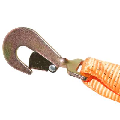 Bulldog Winch - Bulldog 4pc Cambuckle Strap Set 2 inchx60 Inch HD Orange - Image 3