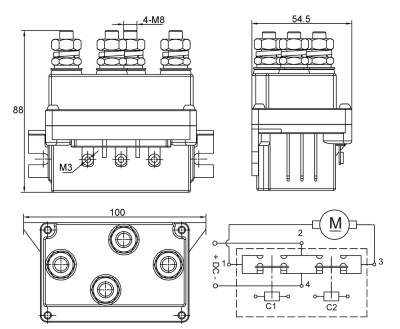 Bulldog Winch - Bulldog 500A Contactor Replacement for 10057x 10063x - Image 6