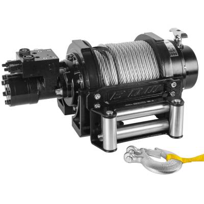 Bulldog Winch - Bulldog 15000 Lbs Hydraulic Winch w/ 98 Feet Wire Rope - Image 1