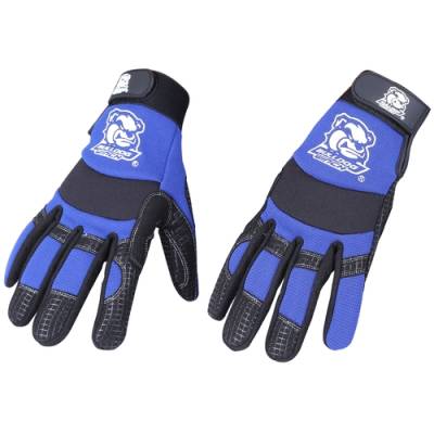 Bulldog Winch - Bulldog Trail Gloves Xl Black Form Fit W/Synthetic Leather Palm - Image 1