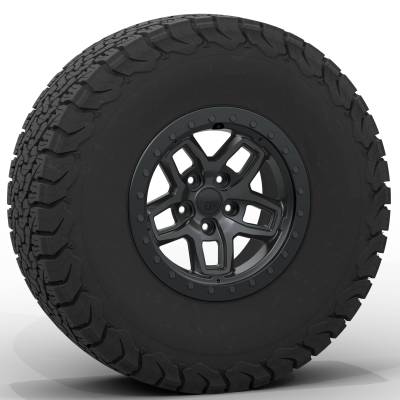 AEV - 17X8.5 AEV Borah - JK/JL/JT Wrangler - Low Offset - Satin Black - Image 2
