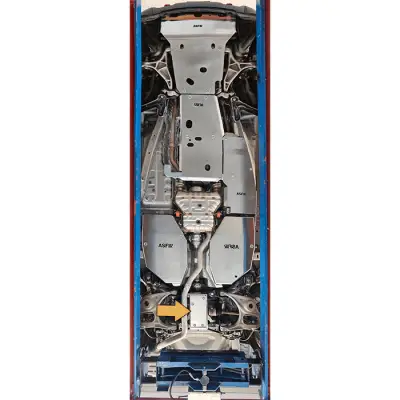 Asfir 4x4 - Asfir 4x4 Jeep Grand Cherokee WK2 Rear Differential Skid Plate - Image 2