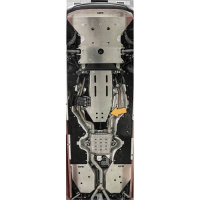 Asfir 4x4 - Asfir 4x4 Jeep Grand Cherokee WL Transfer Case Skid Plate - WITH Quadra-Trac I - Image 3