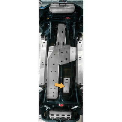 Asfir 4x4 - Asfir 4x4 E-Vap Canister Skid Plate - Jeep Wrangler JK 07-11 (3.8L) - Image 3