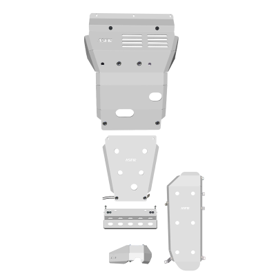 Asfir 4x4 - Asfir 4x4 Toyota 4Runner 5th Gen Skid Plate System - 2010-2024 (Non-KDSS) - Image 1
