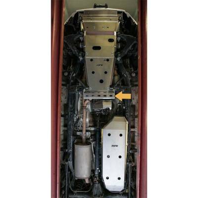 Asfir 4x4 - Asfir 4x4 Exhaust Skid Plate - Toyota Tacoma 2nd Gen 05-15 - Image 3