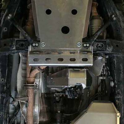 Asfir 4x4 - Asfir 4x4 Exhaust Skid Plate - Toyota Tacoma 3rd Gen 16-23 - Image 2