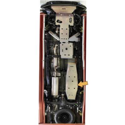 Asfir 4x4 - Asfir 4x4 Ford Ranger / VW Amarok Fuel Tank Skid Plate - Image 5