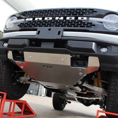 Asfir 4x4 - Asfir 4x4 Ford Bronco 6th Gen Front Skid Plate - with Plastic Bumper - Image 2
