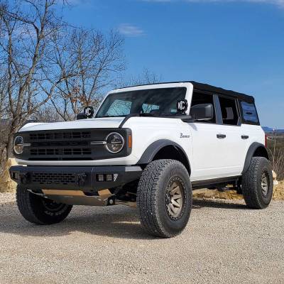 Asfir 4x4 - Asfir 4x4 Ford Bronco 6th Gen Front Skid Plate - with Plastic Bumper - Image 5