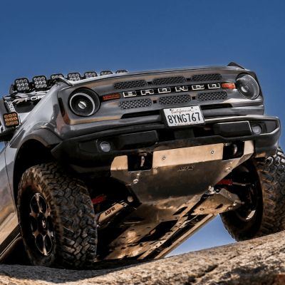 Asfir 4x4 - Asfir 4x4 Ford Bronco 6th Gen Front Skid Plate - with Plastic Bumper - Image 7