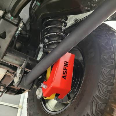 Asfir 4x4 - Asfir 4x4 Ford Bronco 6th Gen - Rear Shock Steel Skid-Plate Guards - Image 1