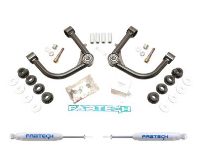 Fabtech - Fabtech K7102 Uniball UCA Lift System w/Shocks - Image 1