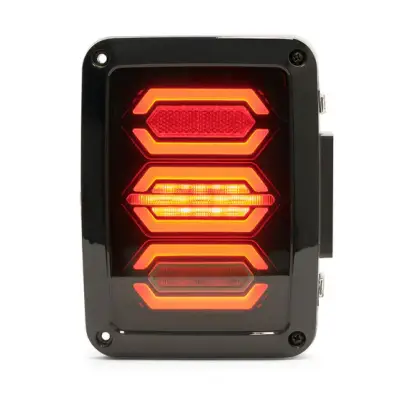 DV8 Offroad - Octagon LED Tail Light For Jeep Wrangler JK 2007-2017 - Image 1