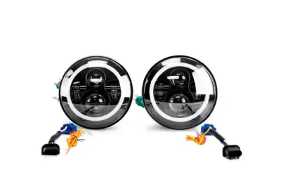 DV8 Offroad - Jeep Wrangler 2007-2017 LED Projector Headlights - Image 5