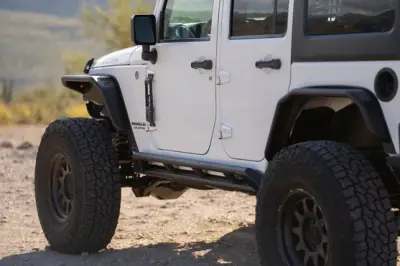 DV8 Offroad - DV8 Offroad 2007-2018 Jeep Wrangler JK 4-Door Rock Sliders - Image 2