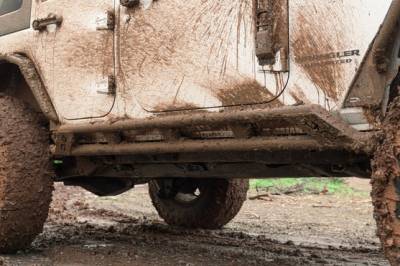 DV8 Offroad - DV8 Offroad 2007-2018 Jeep Wrangler JK 4-Door Rock Sliders - Image 8