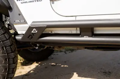 DV8 Offroad - DV8 Offroad 2007-2018 Jeep Wrangler JK 4-Door Rock Sliders - Image 7