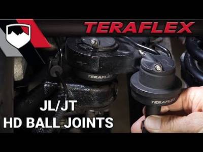 TeraFlex Suspension - TeraFlex Wrangler JL–JT HD Ball Joint Kit–No Knurl (All 4) - Image 2