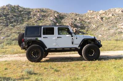 DV8 Offroad - DV8 Offroad 2007-2018 Jeep Wrangler JK 4-Door Rock Sliders - Image 12