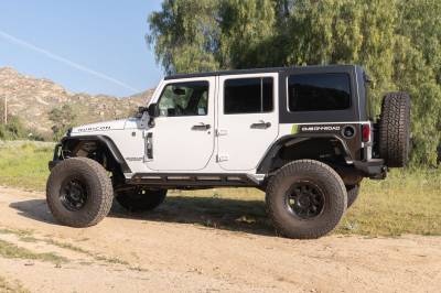 DV8 Offroad - DV8 Offroad 2007-2018 Jeep Wrangler JK 4-Door Rock Sliders - Image 13