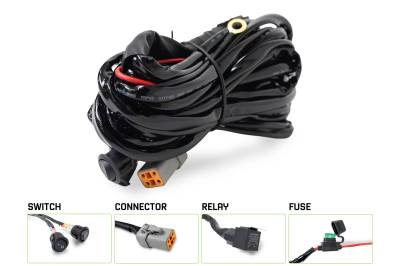 DV8 Offroad - DV8 Offroad 40 AMP DTP 4-Pin Halo Light Harness - Image 1