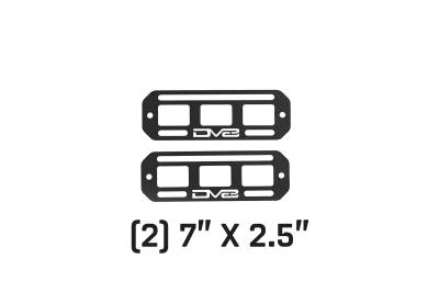 DV8 Offroad - DV8 Offroad Universal Molle Panels - 7" x 2.5" PAIR - Image 1