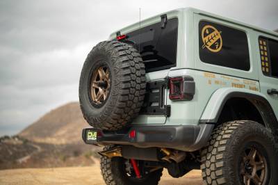 DV8 Offroad - DV8 Offroad 2018-2025 Jeep Wrangler JL DV8 Offroad Spare Tire Carrier - Image 6