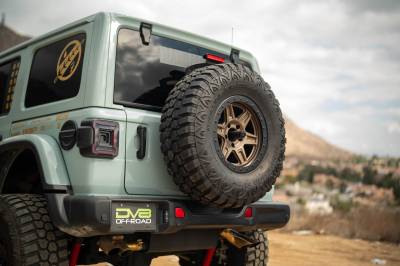 DV8 Offroad - DV8 Offroad 2018-2025 Jeep Wrangler JL DV8 Offroad Spare Tire Carrier - Image 8