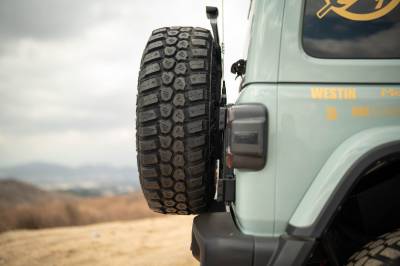 DV8 Offroad - DV8 Offroad 2018-2025 Jeep Wrangler JL DV8 Offroad Spare Tire Carrier - Image 9