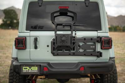 DV8 Offroad - DV8 Offroad 2018-2025 Jeep Wrangler JL DV8 Offroad Spare Tire Carrier - Image 10