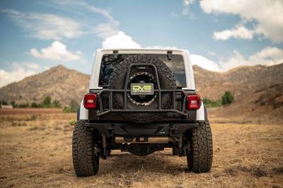 DV8 Offroad - DV8 Offroad 2018-2025 Jeep Wrangler JL Body Mounted Tire Carrier - Image 2