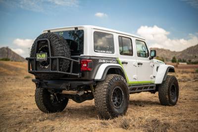 DV8 Offroad - DV8 Offroad 2018-2025 Jeep Wrangler JL Body Mounted Tire Carrier - Image 3