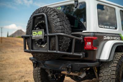 DV8 Offroad - DV8 Offroad 2018-2025 Jeep Wrangler JL Body Mounted Tire Carrier - Image 7