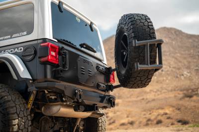DV8 Offroad - DV8 Offroad 2018-2025 Jeep Wrangler JL Body Mounted Tire Carrier - Image 9