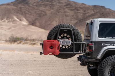 DV8 Offroad - DV8 Offroad 2018-2025 Jeep Wrangler JL Body Mounted Tire Carrier - Image 13