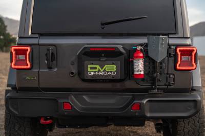 DV8 Offroad - DV8 Offroad 2018-2025 Jeep Wrangler JL Tailgate Reinforcement Molle Panel - Image 3