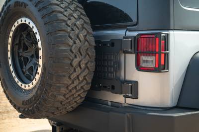 DV8 Offroad - DV8 Offroad 2007-2018 Jeep Wrangler JK Tailgate Reinforcement Molle Panel - Image 4