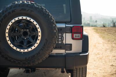 DV8 Offroad - DV8 Offroad 2007-2018 Jeep Wrangler JK Tailgate Reinforcement Molle Panel - Image 5