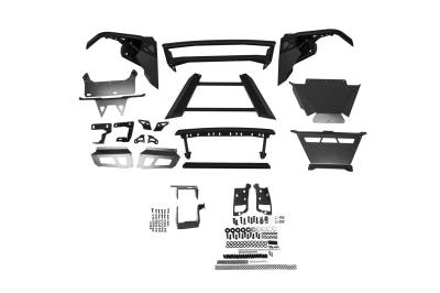 DV8 Offroad - DV8 Offroad 2019-2025 Ram 1500 Tube Front Bumper - Image 2