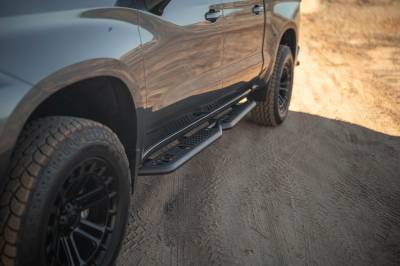 DV8 Offroad - DV8 Offroad 2019-2024 GMC Sierra 1500 & Chevrolet Silverado 1500 Crew Cab DV8 Offroad OE Plus Side Steps - Image 9