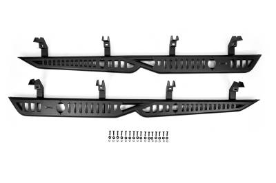 DV8 Offroad - DV8 Offroad 2019-2024 GMC Sierra 1500 & Chevrolet Silverado 1500 Crew Cab DV8 Offroad OE Plus Side Steps - Image 14