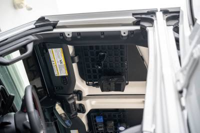 DV8 Offroad - DV8 Offroad 2018-2025 Jeep Wrangler JL Roof Mount for 15” x 12” Molle Panel - Image 2